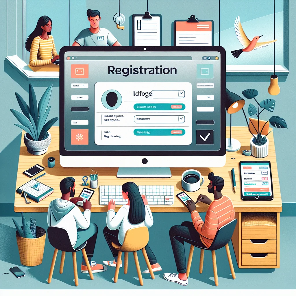 Step-by-step registration process for the 55 Club