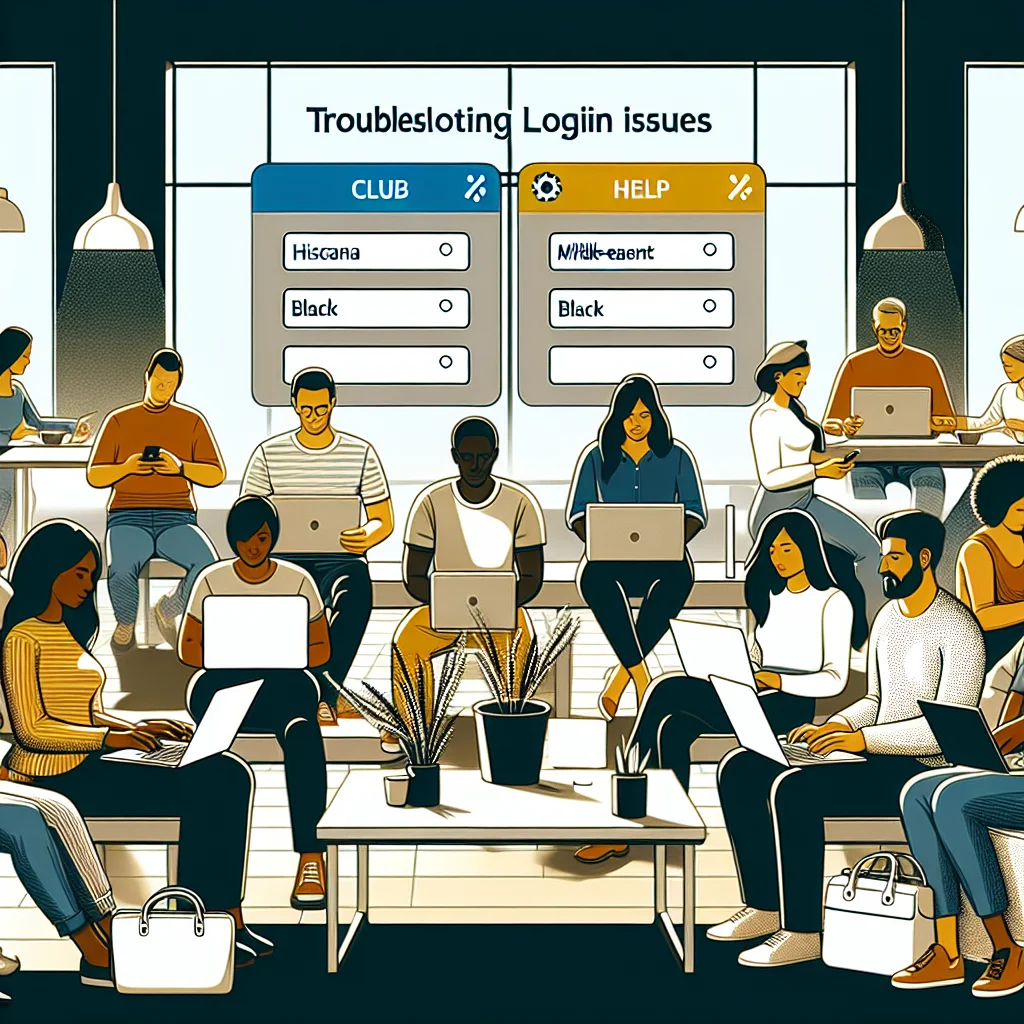 Troubleshooting login issues for the 55 Club